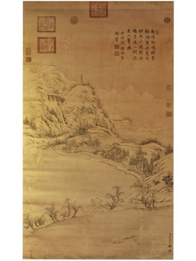 Tang Dynasty Court Musicians Fresco Painting Fragment