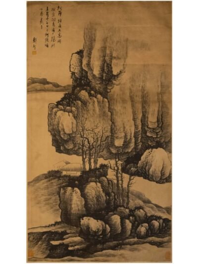 Bamboo Harmony: Ink Brush Painting on Xuan Paper