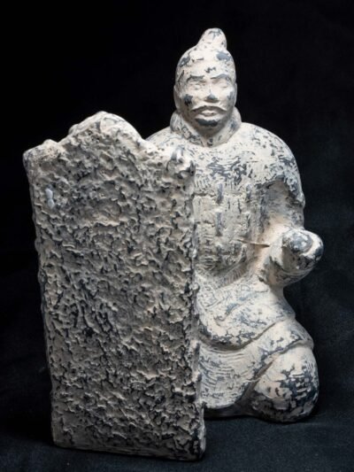 17th Century Ming Dynasty Terracotta Court Figure Statuette