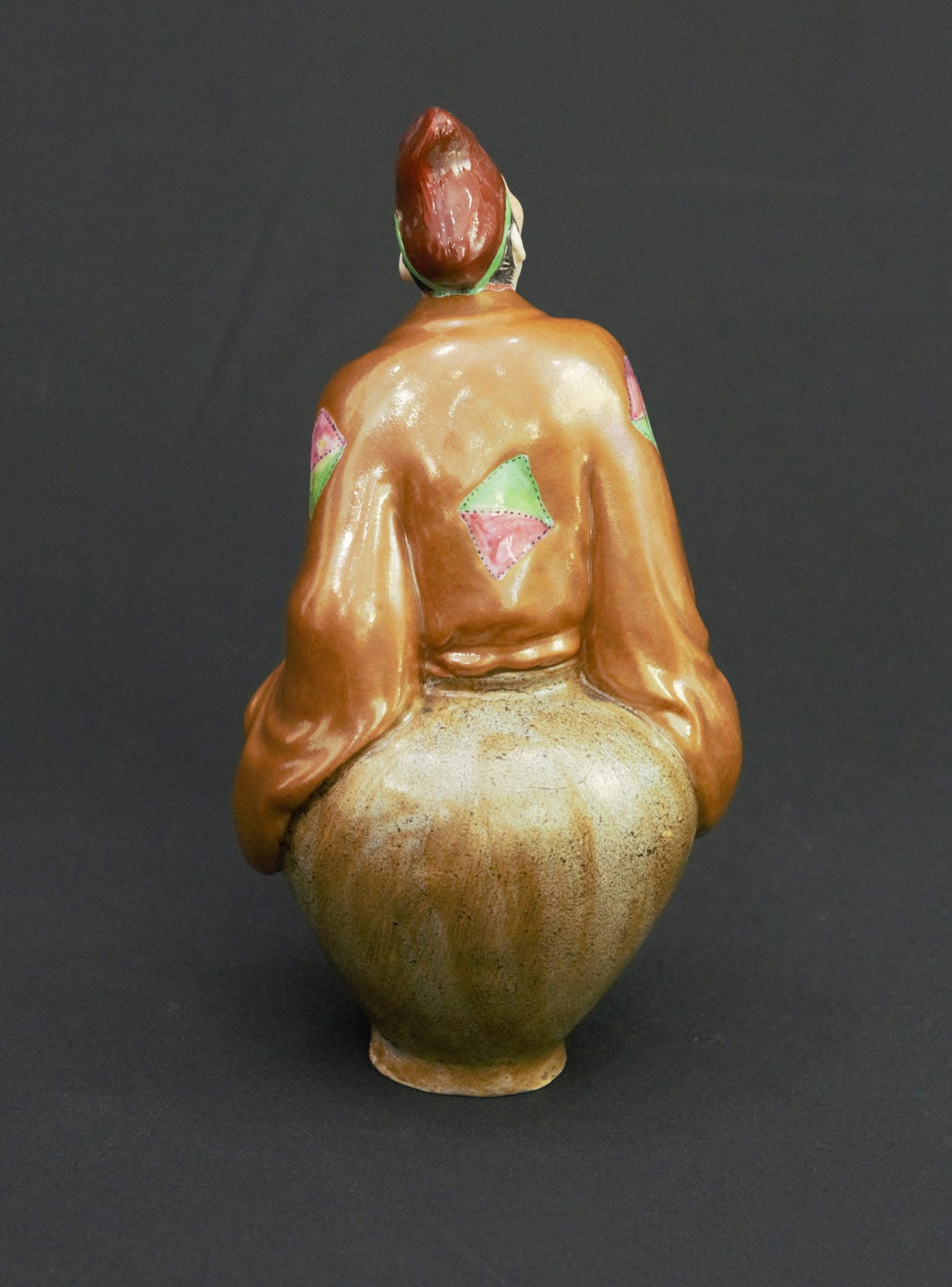 Ji Gong Ceramic Figure - Image 2