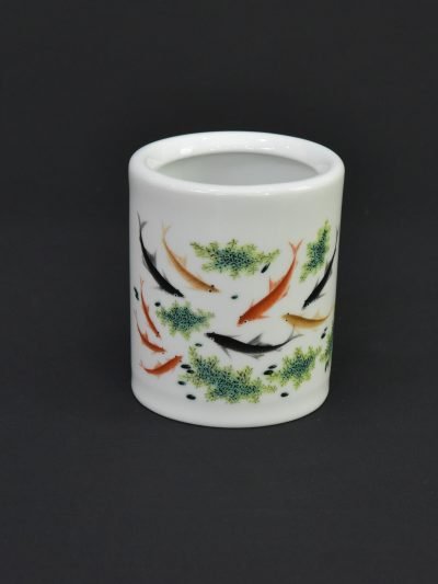 Chinese ceramic pen brush holder