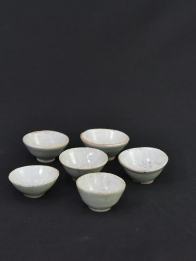Vintage 1960s Miniature Ceramic Bowls – Set of 6