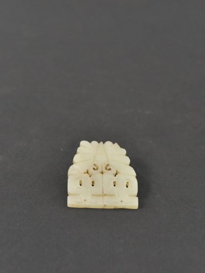 Vintage 1980s Carved Jade Ornament